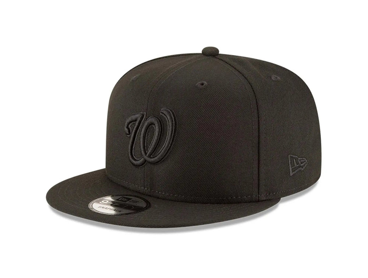 NEW ERA 9FIFTY BASICA WASHINGTON NATIONALS BLACK ON BLACK