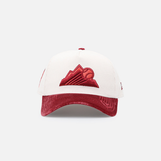 NEW ERA 9FORTY COLORADO ROCKIES PREMIUM CORDUROY VELVET