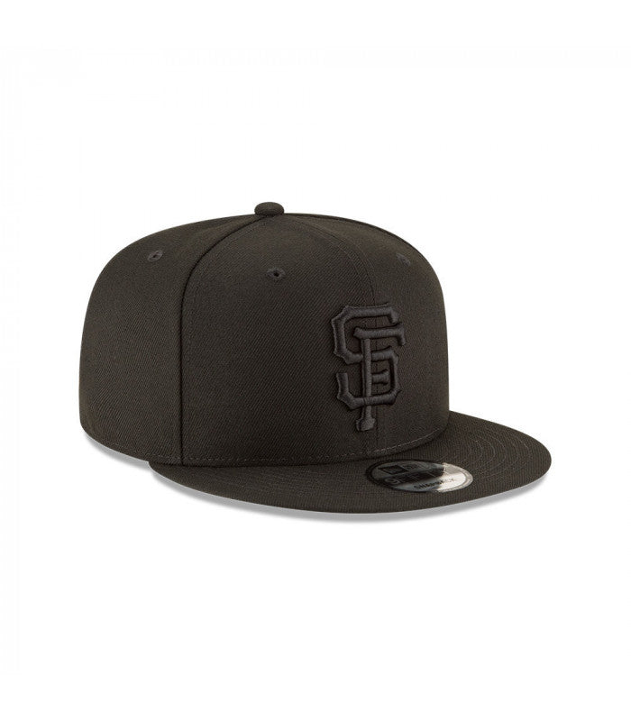 NEW ERA 9FIFTY BASICA SAN FRANCISCO GIANTS BLACK ON BLACK