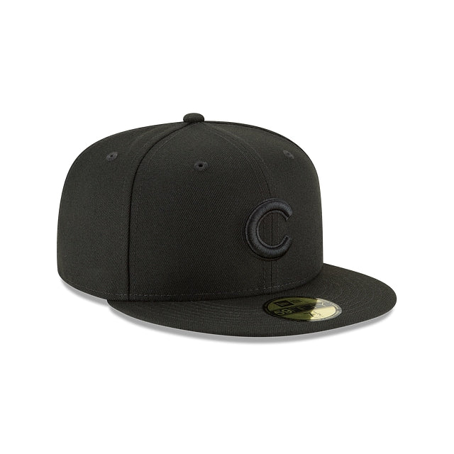 NEW ERA 59FIFTY BASICA CHICAGO CUBS BLACKOUT